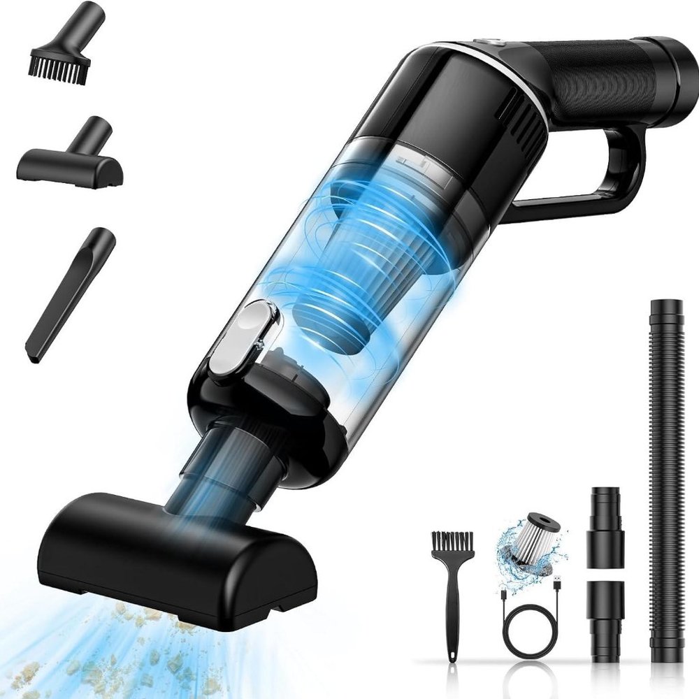 COPY - Premium Quality Cordless Mini Hand Vacuum with Large Capacity Dust Bin P…